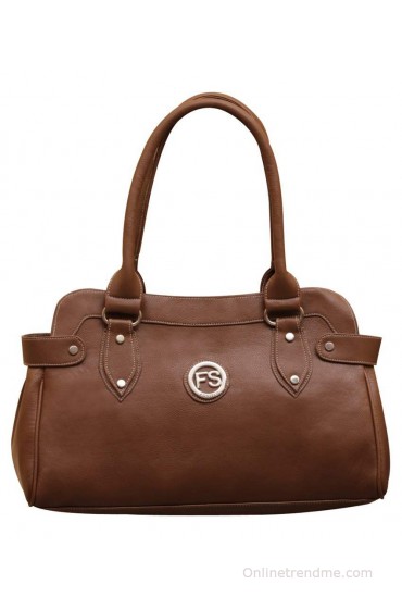 Fostelo PU Shoulder Bag-Brown